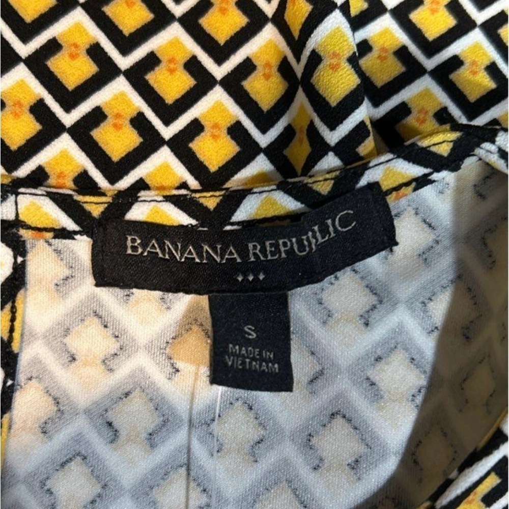 Banana Republic Geometric Patterned Sleeveless Dress Size Small NWT - Picture 4 of 4